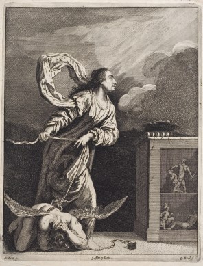 악마를 무찌르는 성녀 율리아나_after Domenico Fetti_from the Theatrum pictorium.jpg